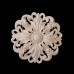FLR-35:  Fret Leaves Rosette Flower